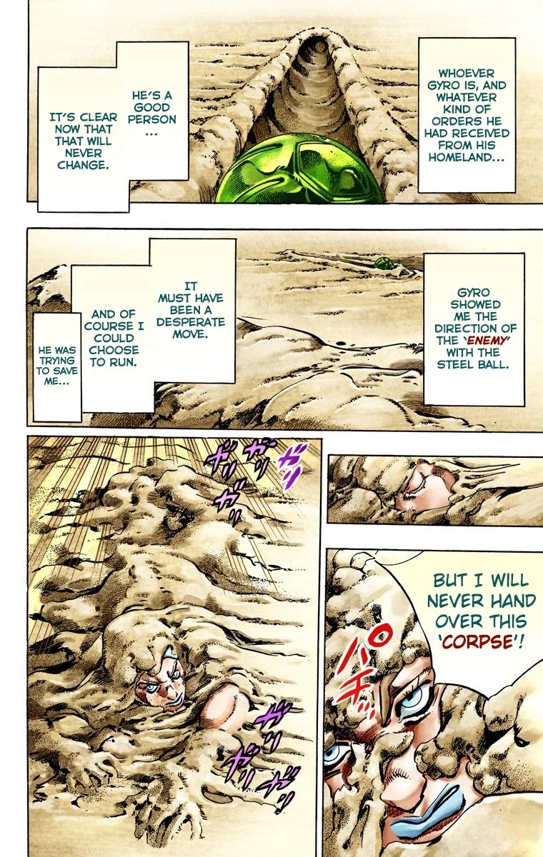JoJo's Bizarre Adventure Part 7 - Steel Ball Run (Official Colored) Chapter 26 page 52 - Chapter 26: (Tusk) Part 2