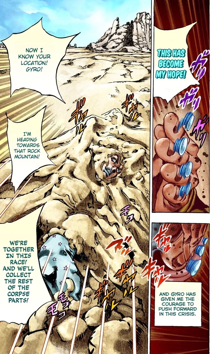 JoJo's Bizarre Adventure Part 7 - Steel Ball Run (Official Colored) Chapter 26 page 53 - Chapter 26: (Tusk) Part 2