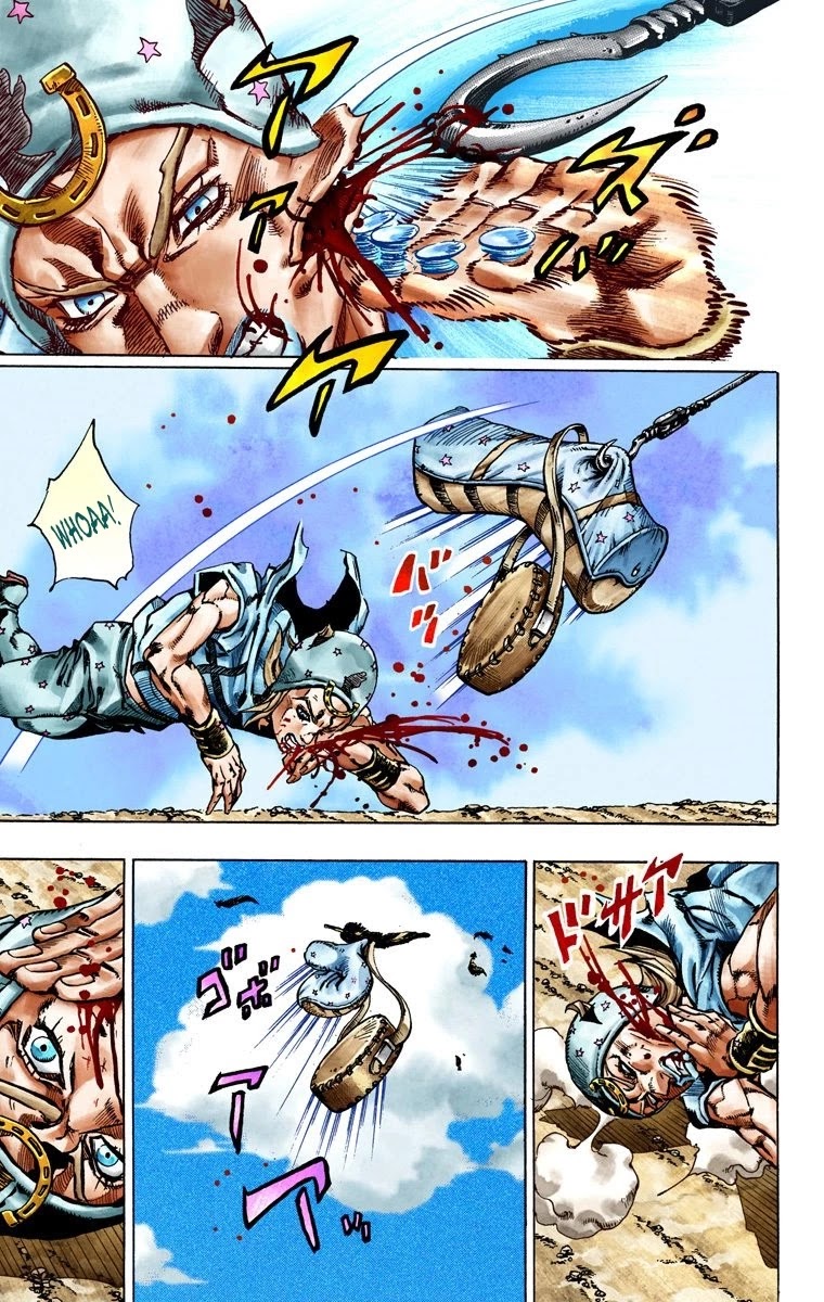 JoJo's Bizarre Adventure Part 7 - Steel Ball Run (Official Colored) Chapter 26 page 9 - Chapter 26: (Tusk) Part 2