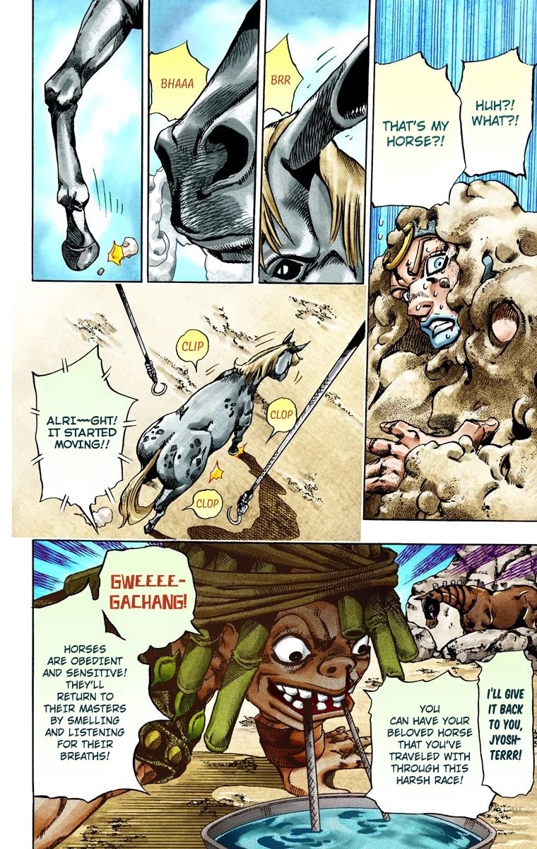JoJo's Bizarre Adventure Part 7 - Steel Ball Run (Official Colored) Chapter 27 page 11 - Chapter 27: (Tusk) Part 3