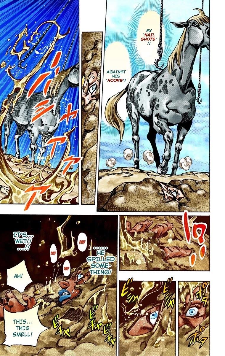 JoJo's Bizarre Adventure Part 7 - Steel Ball Run (Official Colored) Chapter 27 page 14 - Chapter 27: (Tusk) Part 3