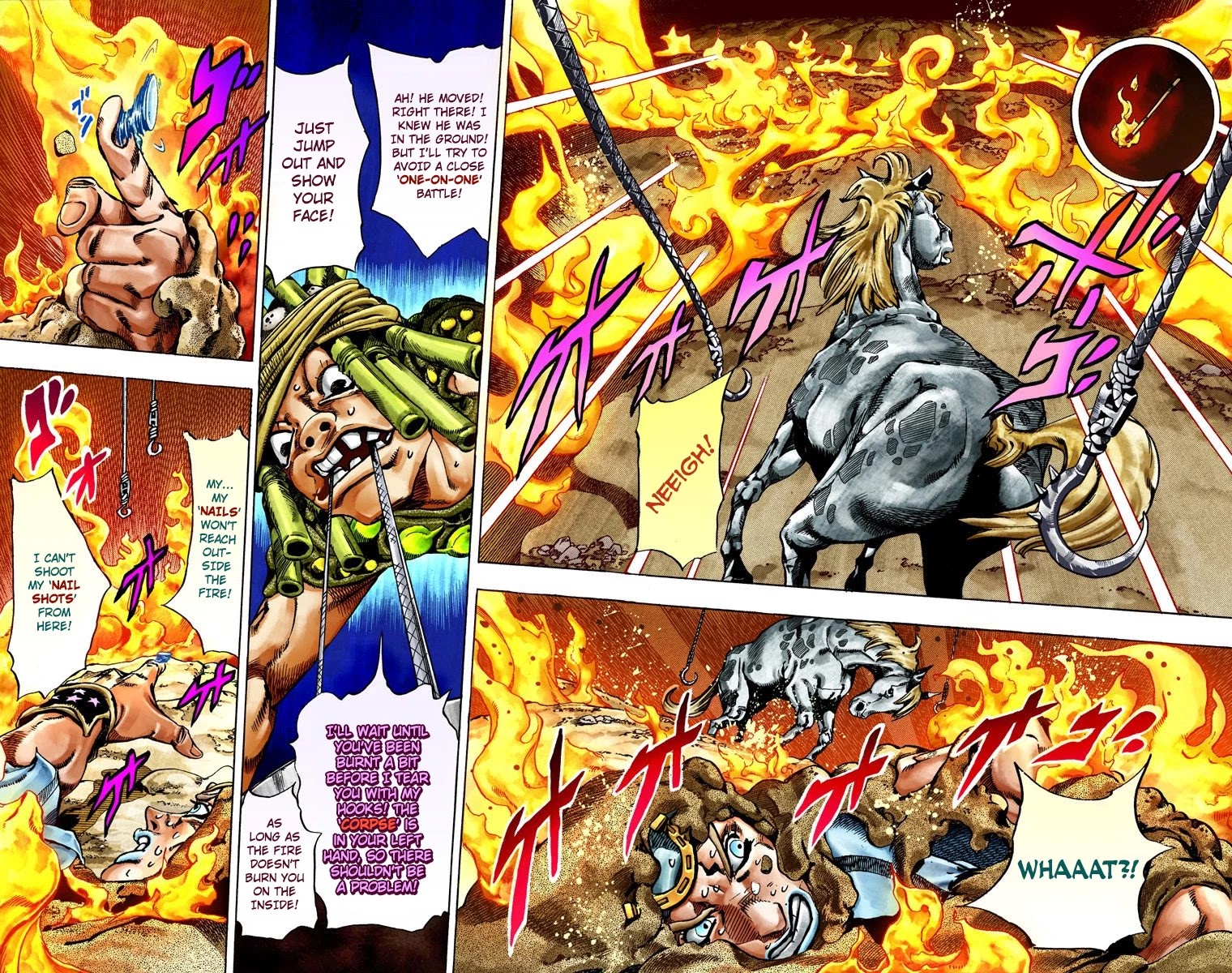 JoJo's Bizarre Adventure Part 7 - Steel Ball Run (Official Colored) Chapter 27 page 15 - Chapter 27: (Tusk) Part 3