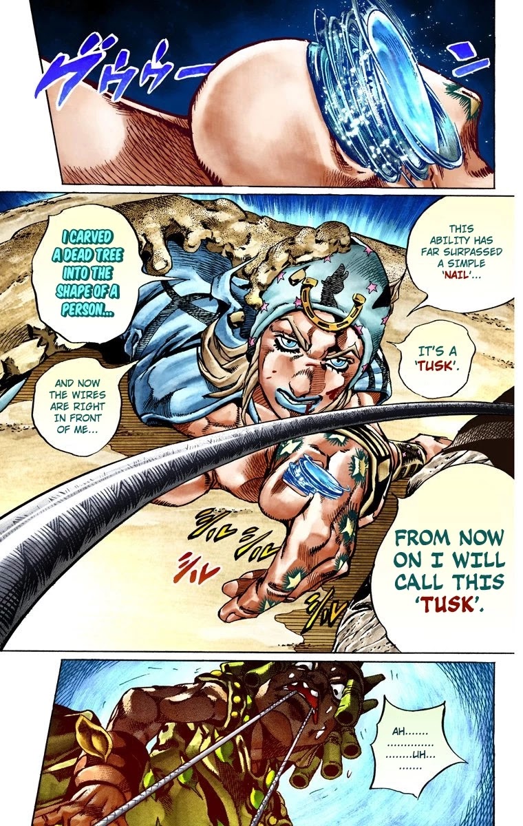 JoJo's Bizarre Adventure Part 7 - Steel Ball Run (Official Colored) Chapter 27 page 18 - Chapter 27: (Tusk) Part 3