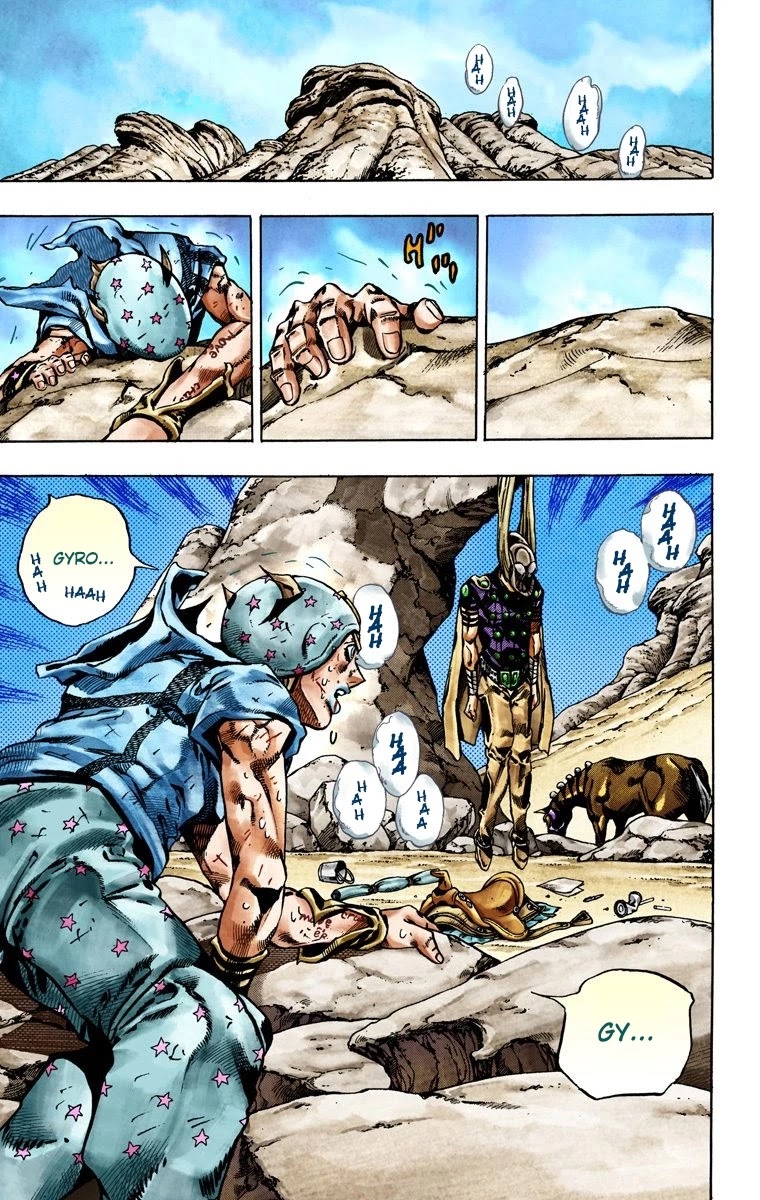 JoJo's Bizarre Adventure Part 7 - Steel Ball Run (Official Colored) Chapter 27 page 21 - Chapter 27: (Tusk) Part 3