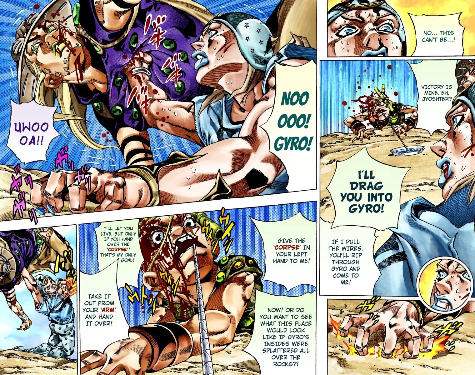 JoJo's Bizarre Adventure Part 7 - Steel Ball Run (Official Colored) Chapter 27 page 27 - Chapter 27: (Tusk) Part 3