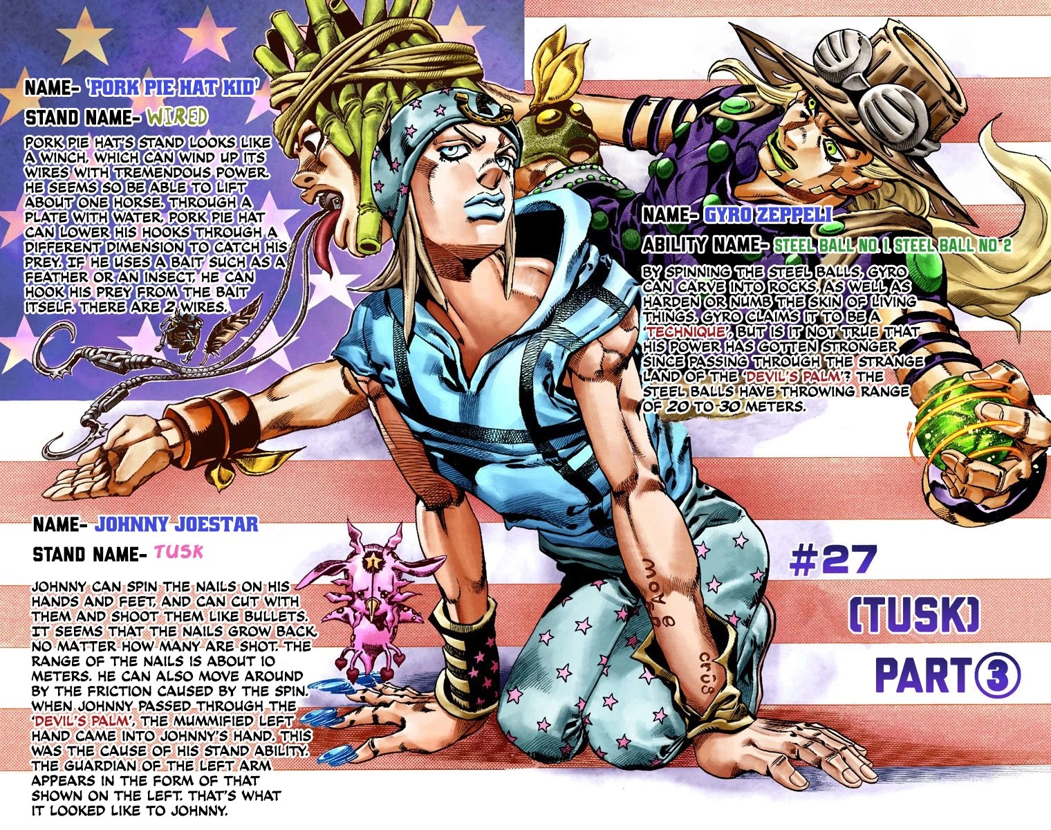 JoJo's Bizarre Adventure Part 7 - Steel Ball Run (Official Colored) Chapter 27 page 3 - Chapter 27: (Tusk) Part 3