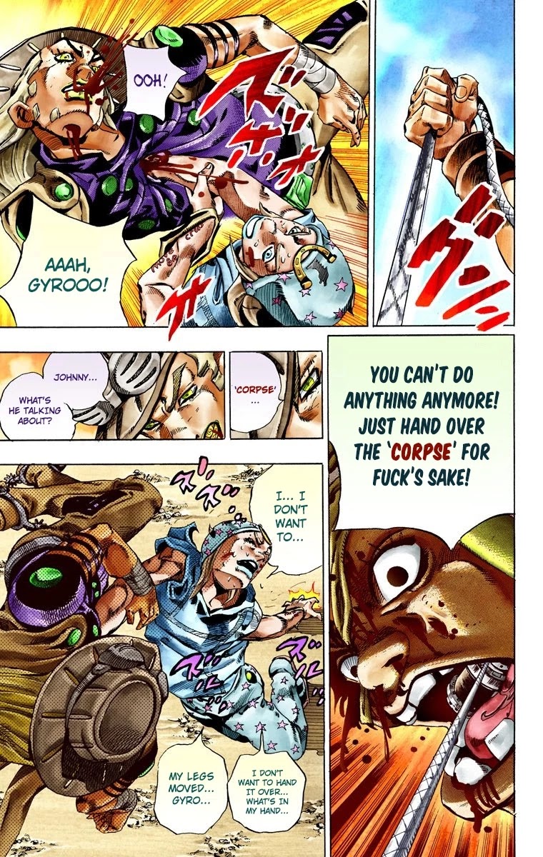 JoJo's Bizarre Adventure Part 7 - Steel Ball Run (Official Colored) Chapter 27 page 31 - Chapter 27: (Tusk) Part 3