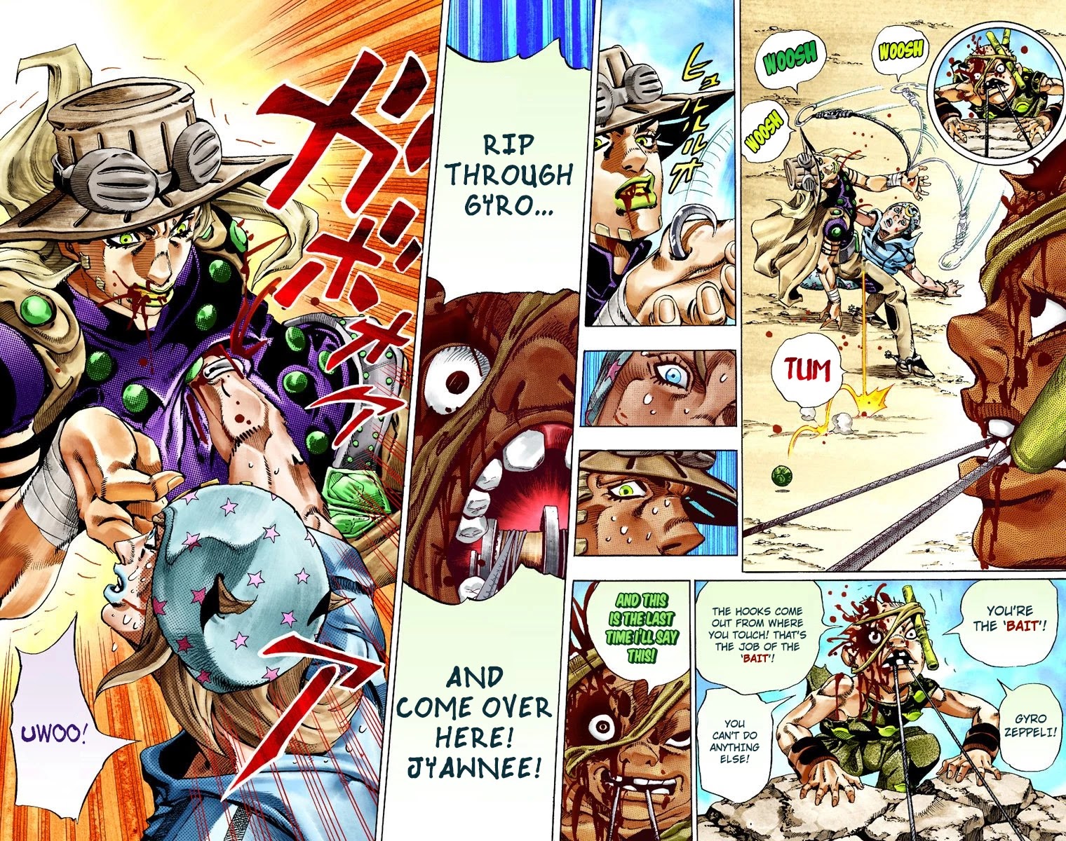 JoJo's Bizarre Adventure Part 7 - Steel Ball Run (Official Colored) Chapter 27 page 32 - Chapter 27: (Tusk) Part 3