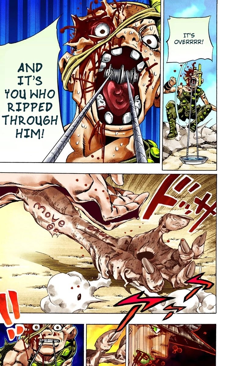 JoJo's Bizarre Adventure Part 7 - Steel Ball Run (Official Colored) Chapter 27 page 34 - Chapter 27: (Tusk) Part 3