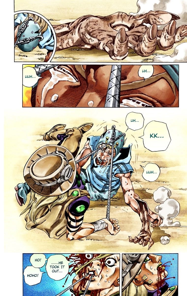 JoJo's Bizarre Adventure Part 7 - Steel Ball Run (Official Colored) Chapter 27 page 35 - Chapter 27: (Tusk) Part 3