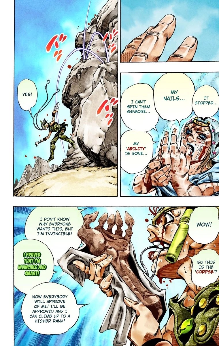 JoJo's Bizarre Adventure Part 7 - Steel Ball Run (Official Colored) Chapter 27 page 37 - Chapter 27: (Tusk) Part 3