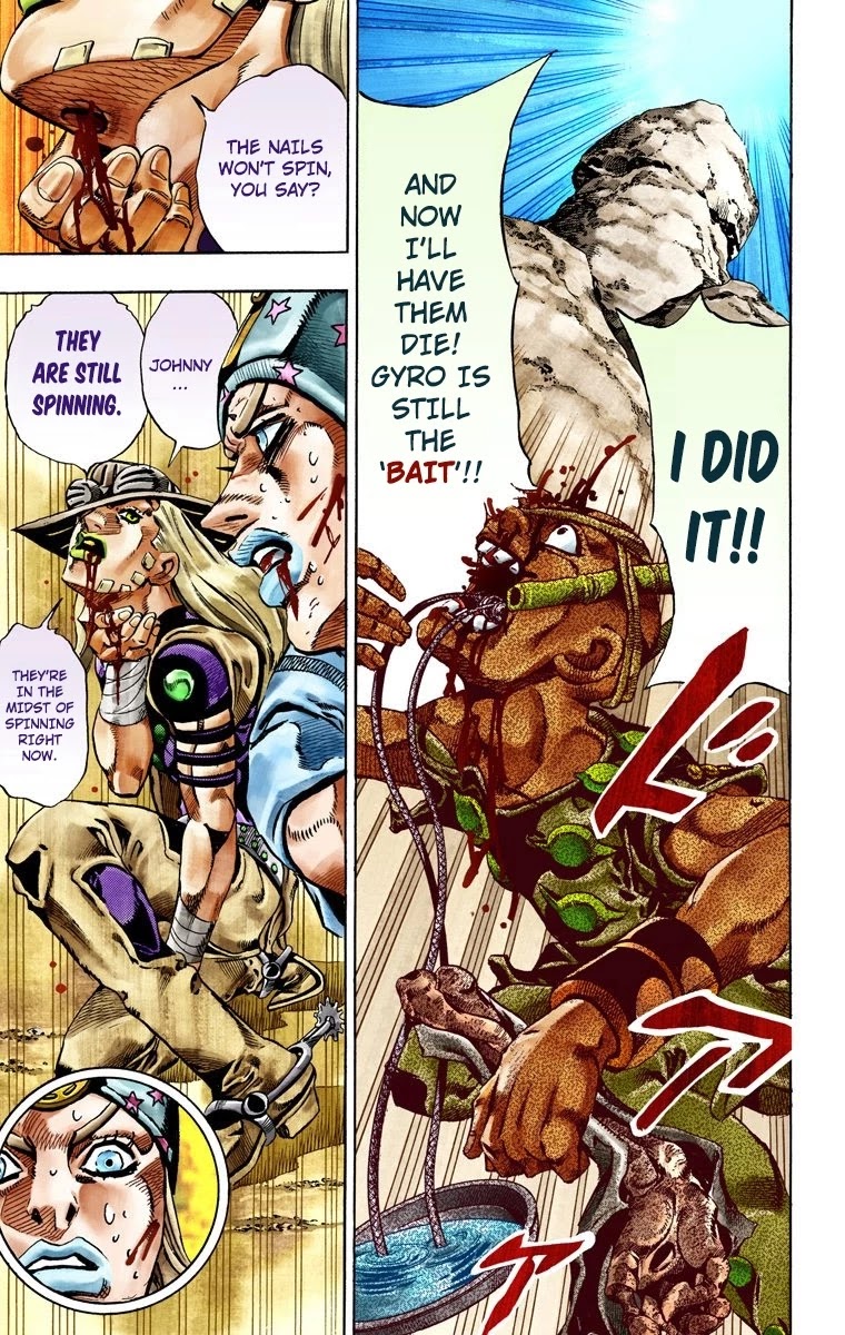JoJo's Bizarre Adventure Part 7 - Steel Ball Run (Official Colored) Chapter 27 page 38 - Chapter 27: (Tusk) Part 3
