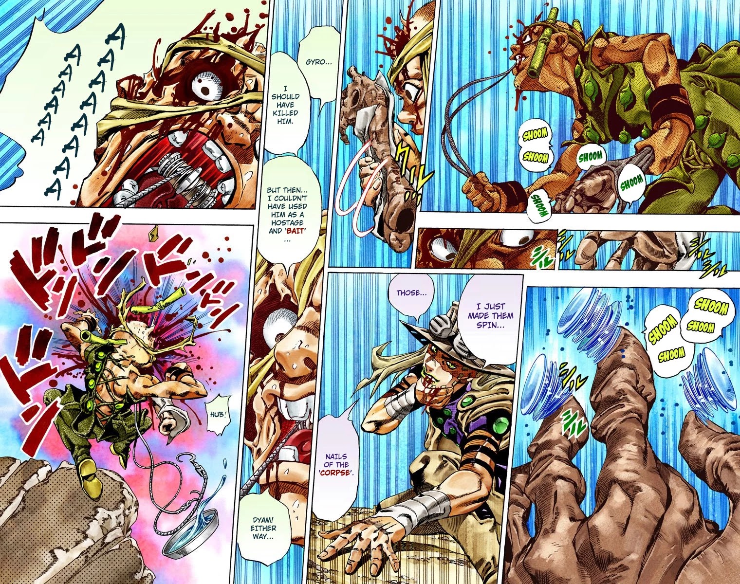 JoJo's Bizarre Adventure Part 7 - Steel Ball Run (Official Colored) Chapter 27 page 39 - Chapter 27: (Tusk) Part 3