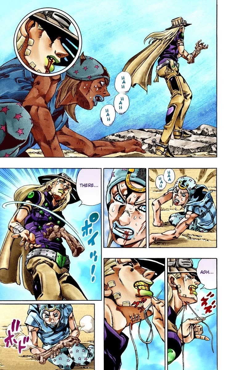 JoJo's Bizarre Adventure Part 7 - Steel Ball Run (Official Colored) Chapter 27 page 41 - Chapter 27: (Tusk) Part 3