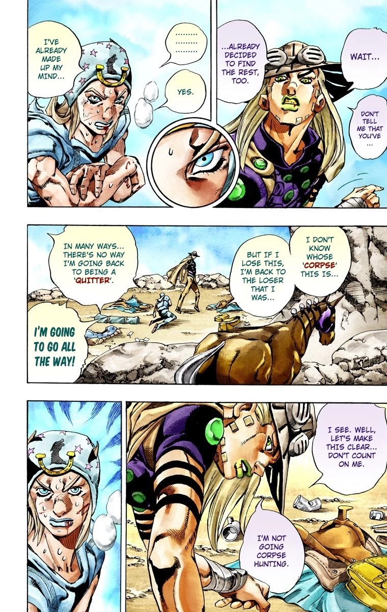 JoJo's Bizarre Adventure Part 7 - Steel Ball Run (Official Colored) Chapter 27 page 44 - Chapter 27: (Tusk) Part 3