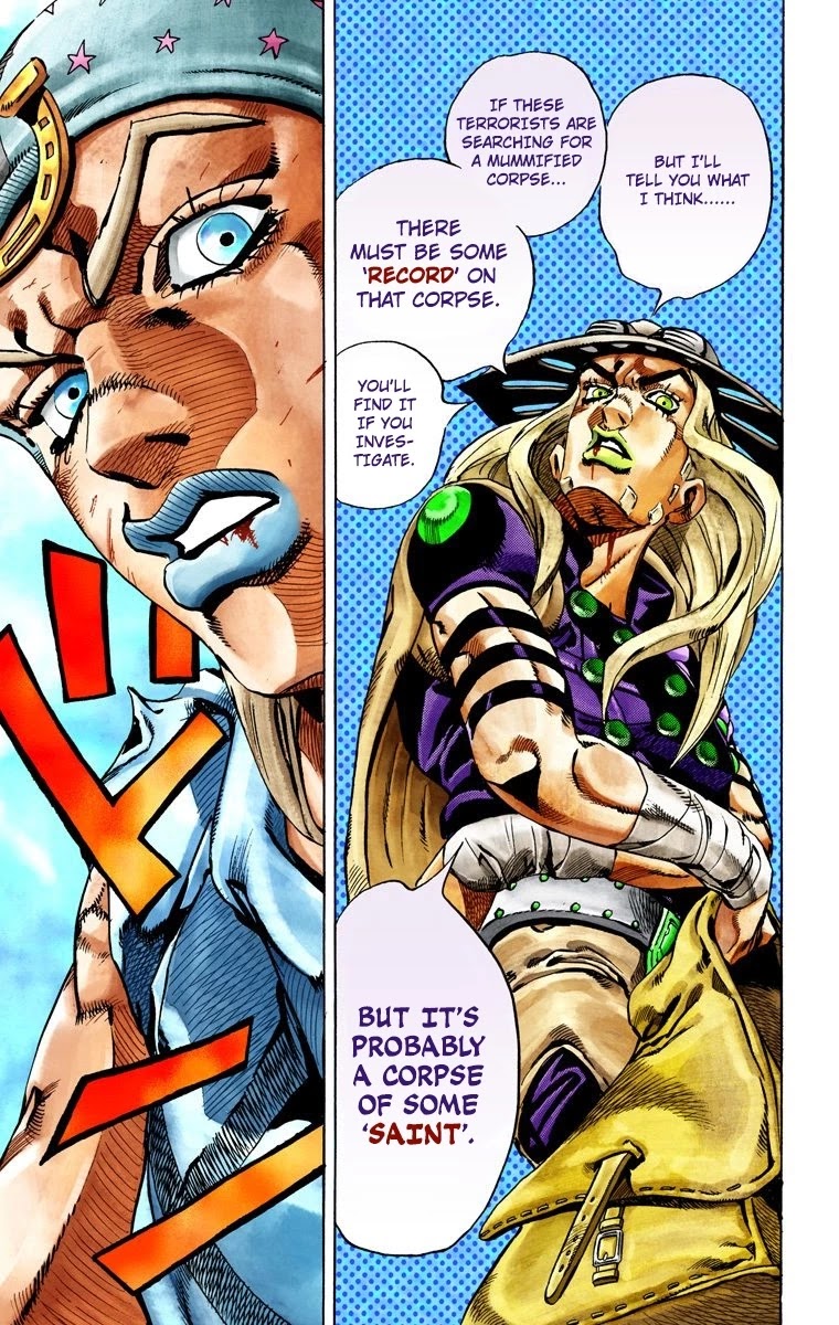 JoJo's Bizarre Adventure Part 7 - Steel Ball Run (Official Colored) Chapter 27 page 45 - Chapter 27: (Tusk) Part 3
