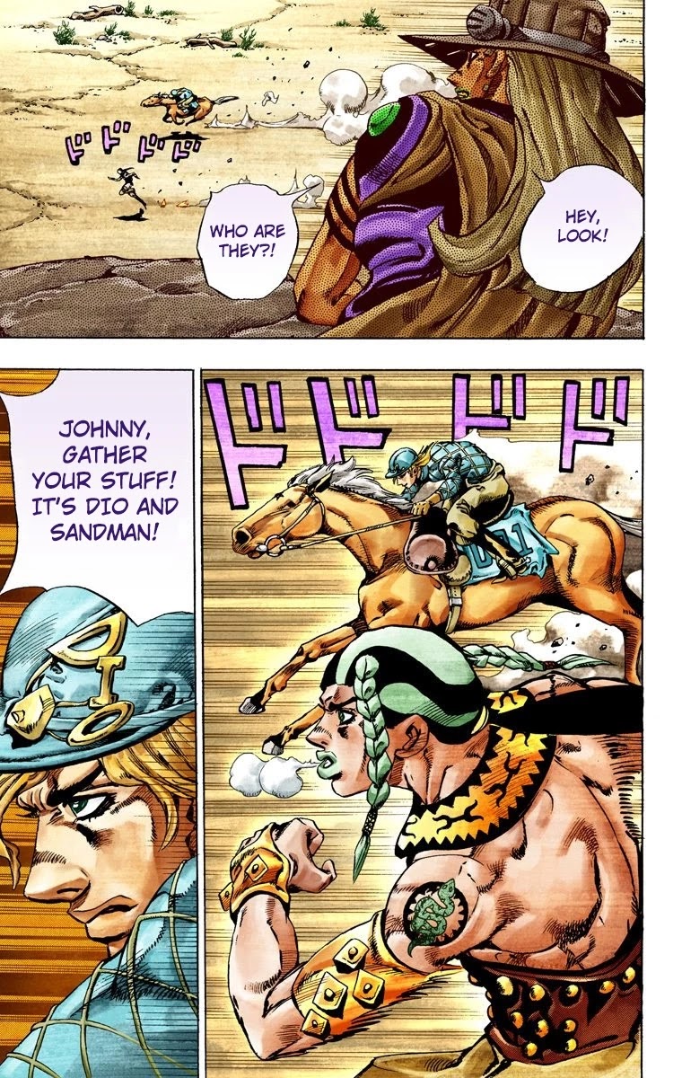 JoJo's Bizarre Adventure Part 7 - Steel Ball Run (Official Colored) Chapter 27 page 51 - Chapter 27: (Tusk) Part 3
