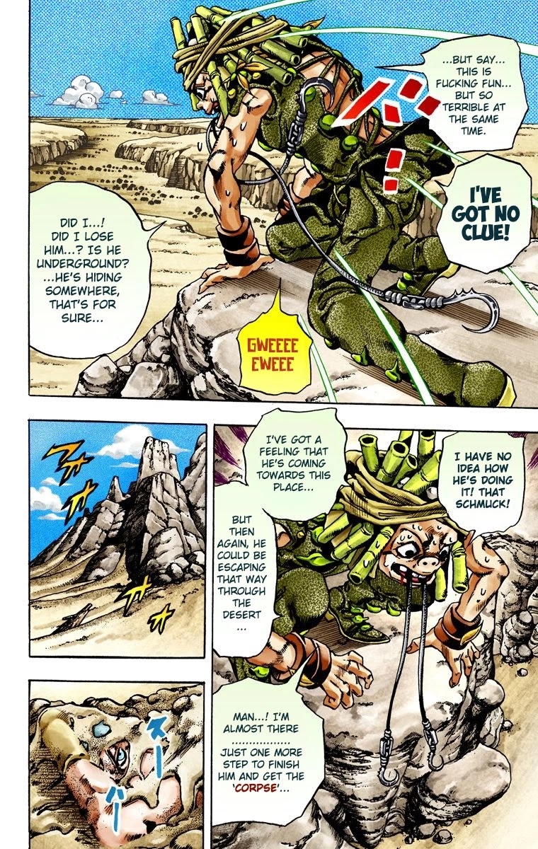 JoJo's Bizarre Adventure Part 7 - Steel Ball Run (Official Colored) Chapter 27 page 8 - Chapter 27: (Tusk) Part 3