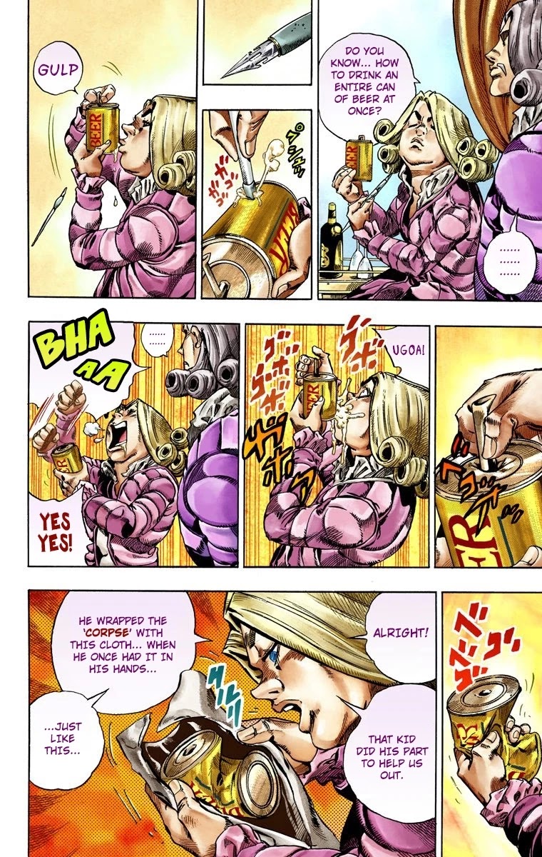 JoJo's Bizarre Adventure Part 7 - Steel Ball Run (Official Colored) Chapter 28 page 15 - Chapter 28: Scary Monsters Part 1