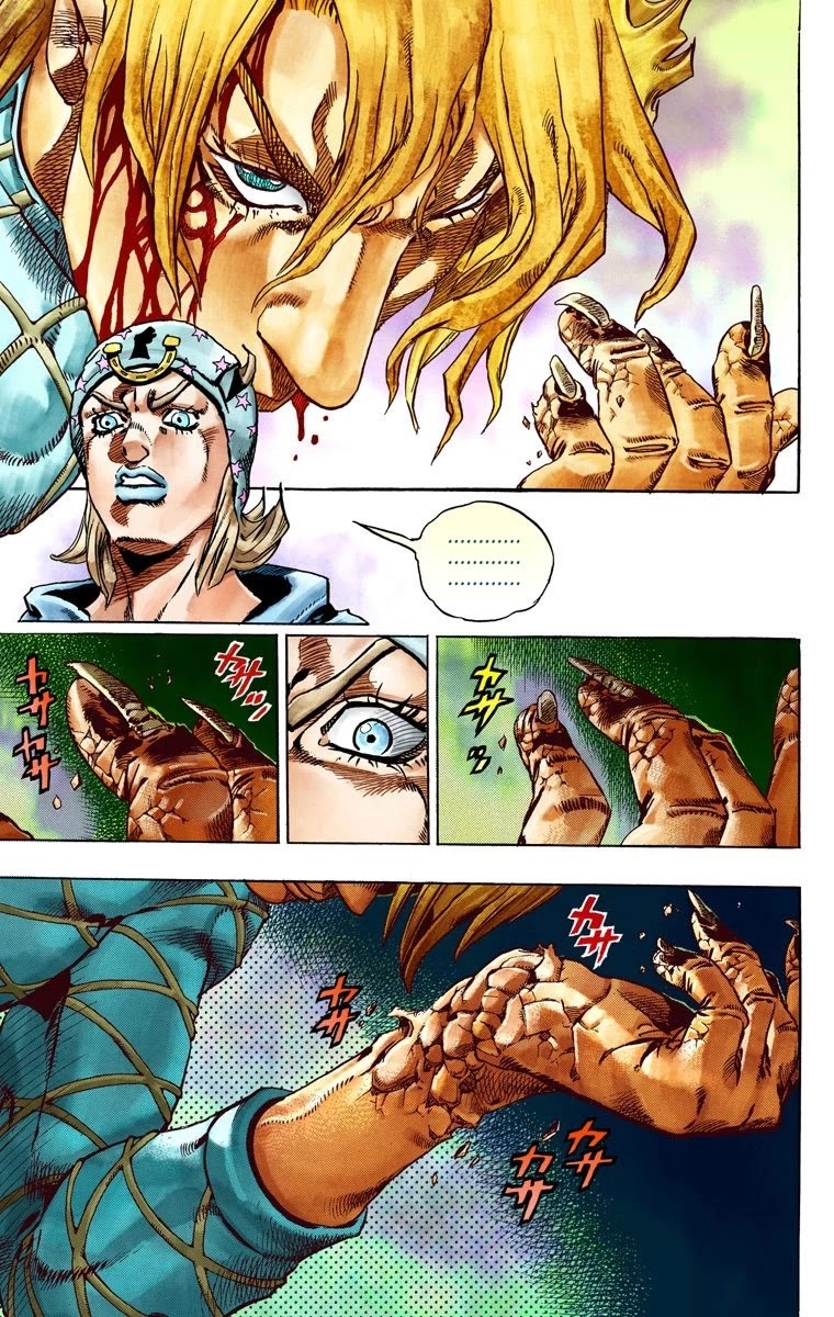 JoJo's Bizarre Adventure Part 7 - Steel Ball Run (Official Colored) Chapter 28 page 27 - Chapter 28: Scary Monsters Part 1
