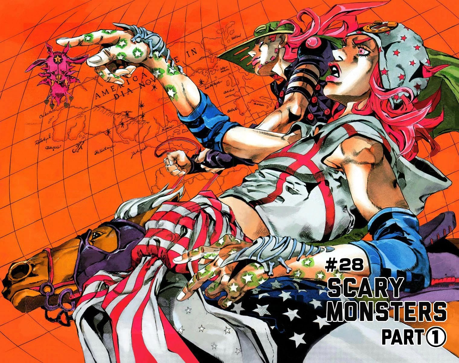 JoJo's Bizarre Adventure Part 7 - Steel Ball Run (Official Colored) Chapter 28 page 4 - Chapter 28: Scary Monsters Part 1