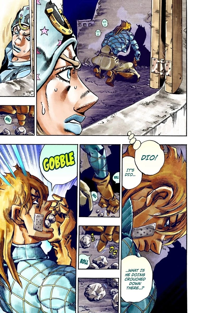 JoJo's Bizarre Adventure Part 7 - Steel Ball Run (Official Colored) Chapter 28 page 42 - Chapter 28: Scary Monsters Part 1