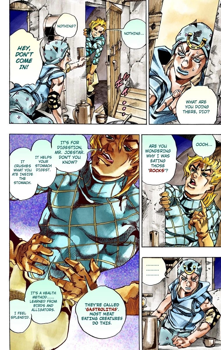 JoJo's Bizarre Adventure Part 7 - Steel Ball Run (Official Colored) Chapter 28 page 45 - Chapter 28: Scary Monsters Part 1