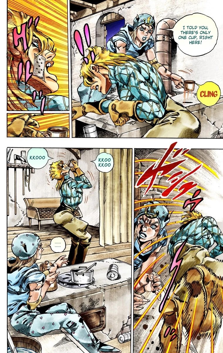 JoJo's Bizarre Adventure Part 7 - Steel Ball Run (Official Colored) Chapter 28 page 49 - Chapter 28: Scary Monsters Part 1