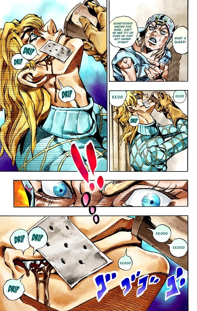 JoJo's Bizarre Adventure Part 7 - Steel Ball Run (Official Colored) Chapter 28 page 50 - Chapter 28: Scary Monsters Part 1