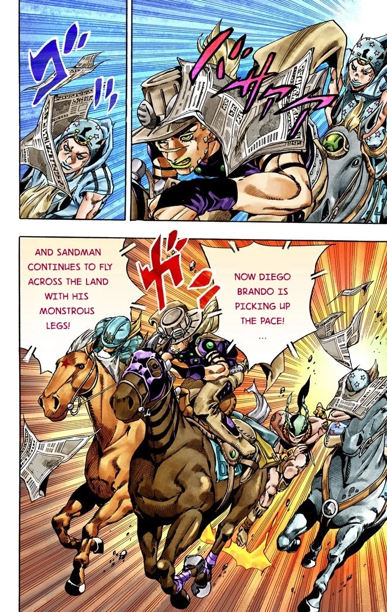 JoJo's Bizarre Adventure Part 7 - Steel Ball Run (Official Colored) Chapter 28 page 7 - Chapter 28: Scary Monsters Part 1