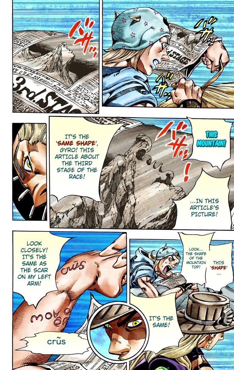 JoJo's Bizarre Adventure Part 7 - Steel Ball Run (Official Colored) Chapter 28 page 9 - Chapter 28: Scary Monsters Part 1