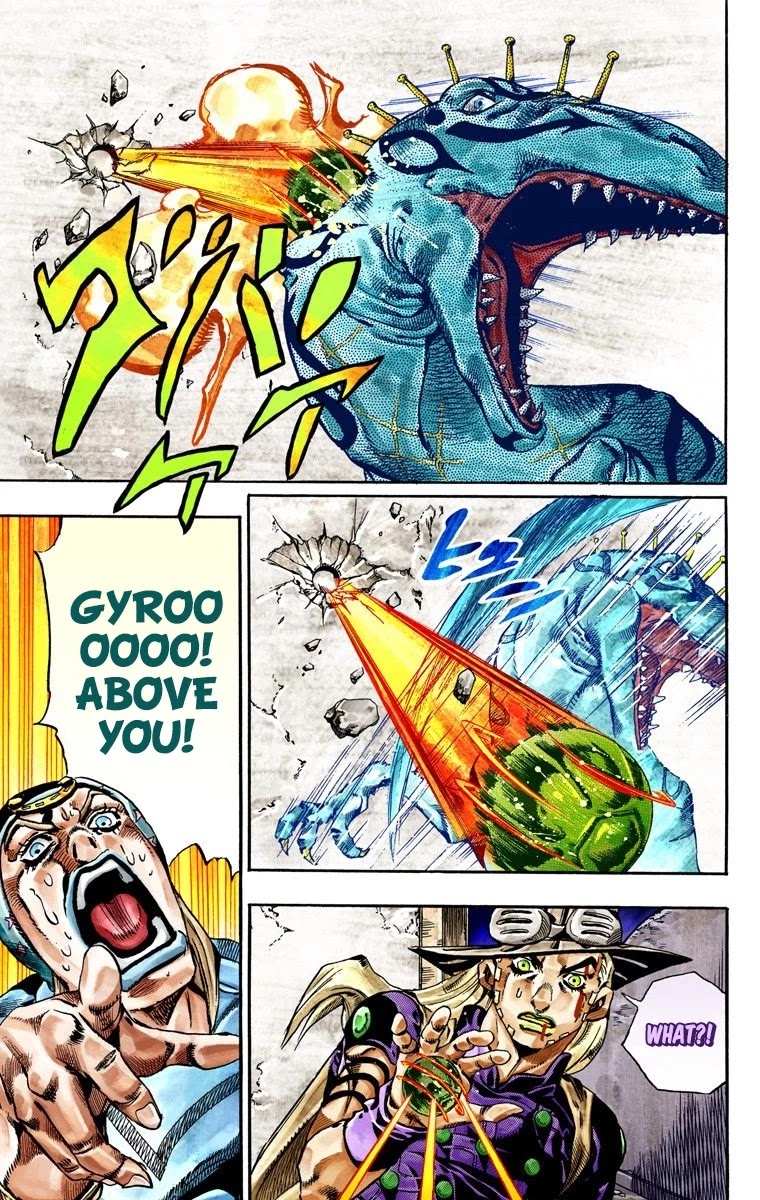 JoJo's Bizarre Adventure Part 7 - Steel Ball Run (Official Colored) Chapter 29 page 10 - Chapter 29: Scary Monsters Part 2