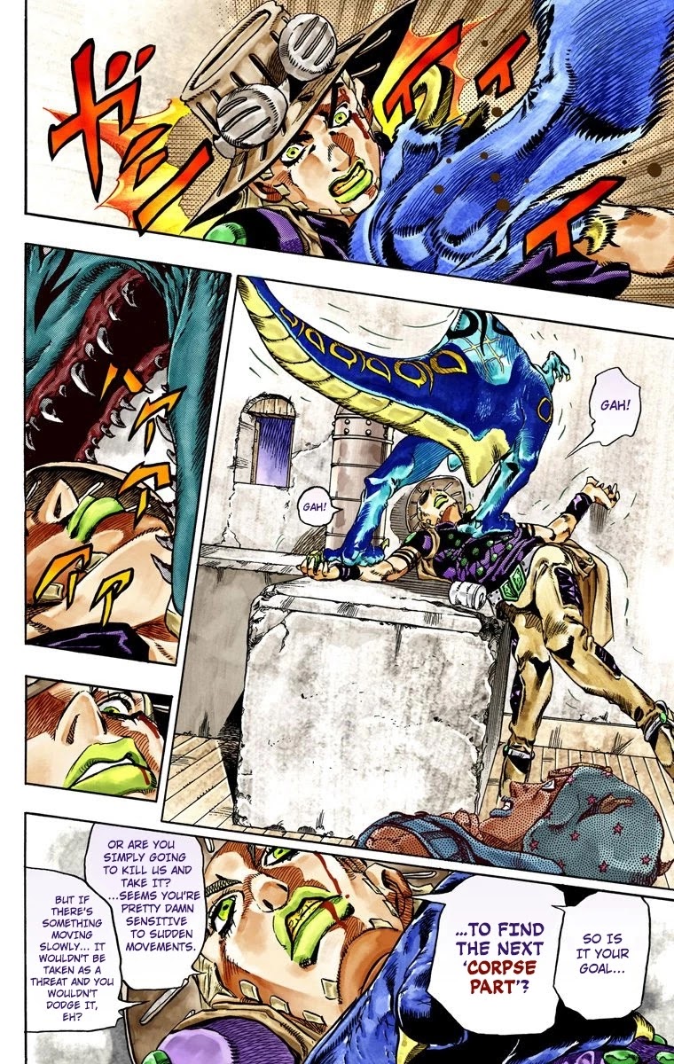 JoJo's Bizarre Adventure Part 7 - Steel Ball Run (Official Colored) Chapter 29 page 11 - Chapter 29: Scary Monsters Part 2