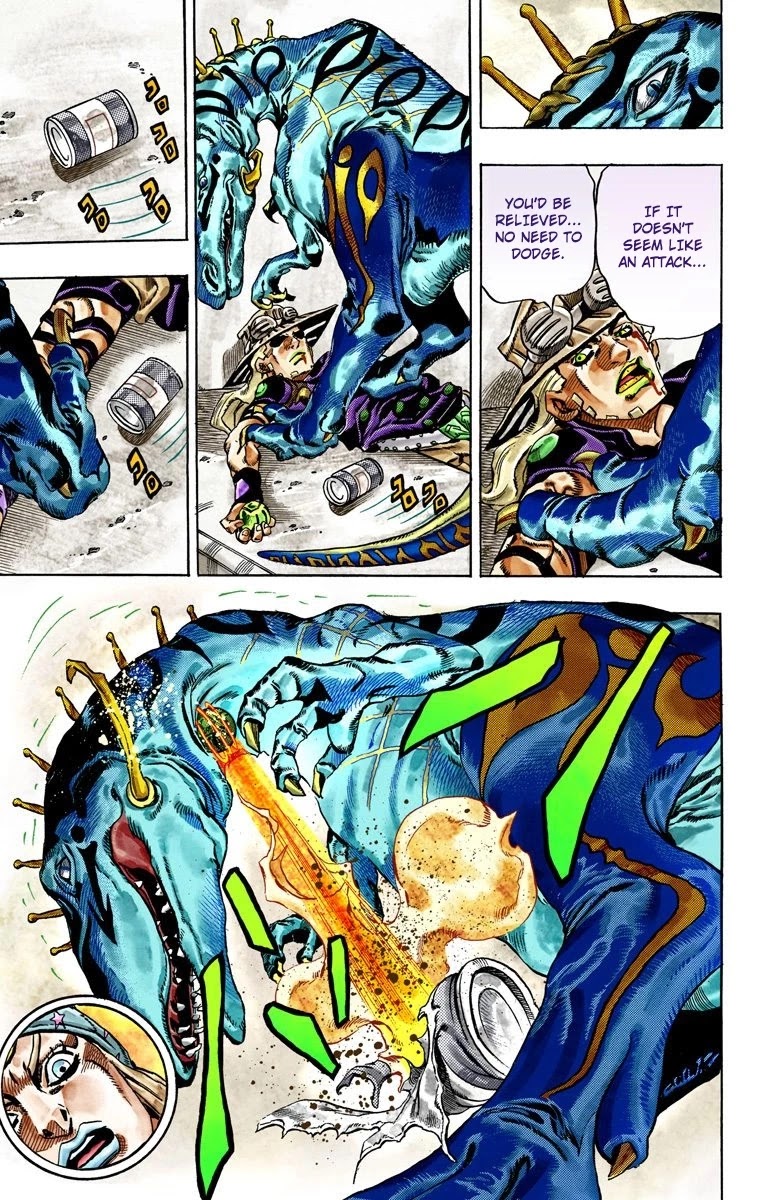 JoJo's Bizarre Adventure Part 7 - Steel Ball Run (Official Colored) Chapter 29 page 12 - Chapter 29: Scary Monsters Part 2
