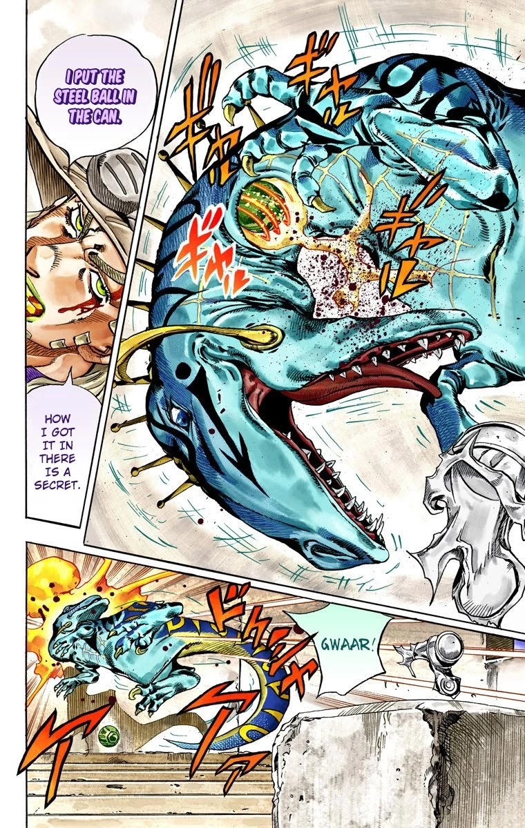 JoJo's Bizarre Adventure Part 7 - Steel Ball Run (Official Colored) Chapter 29 page 13 - Chapter 29: Scary Monsters Part 2