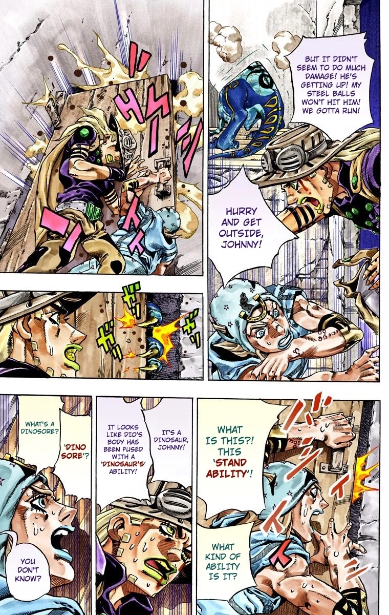 JoJo's Bizarre Adventure Part 7 - Steel Ball Run (Official Colored) Chapter 29 page 14 - Chapter 29: Scary Monsters Part 2