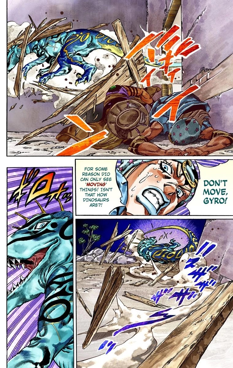 JoJo's Bizarre Adventure Part 7 - Steel Ball Run (Official Colored) Chapter 29 page 17 - Chapter 29: Scary Monsters Part 2