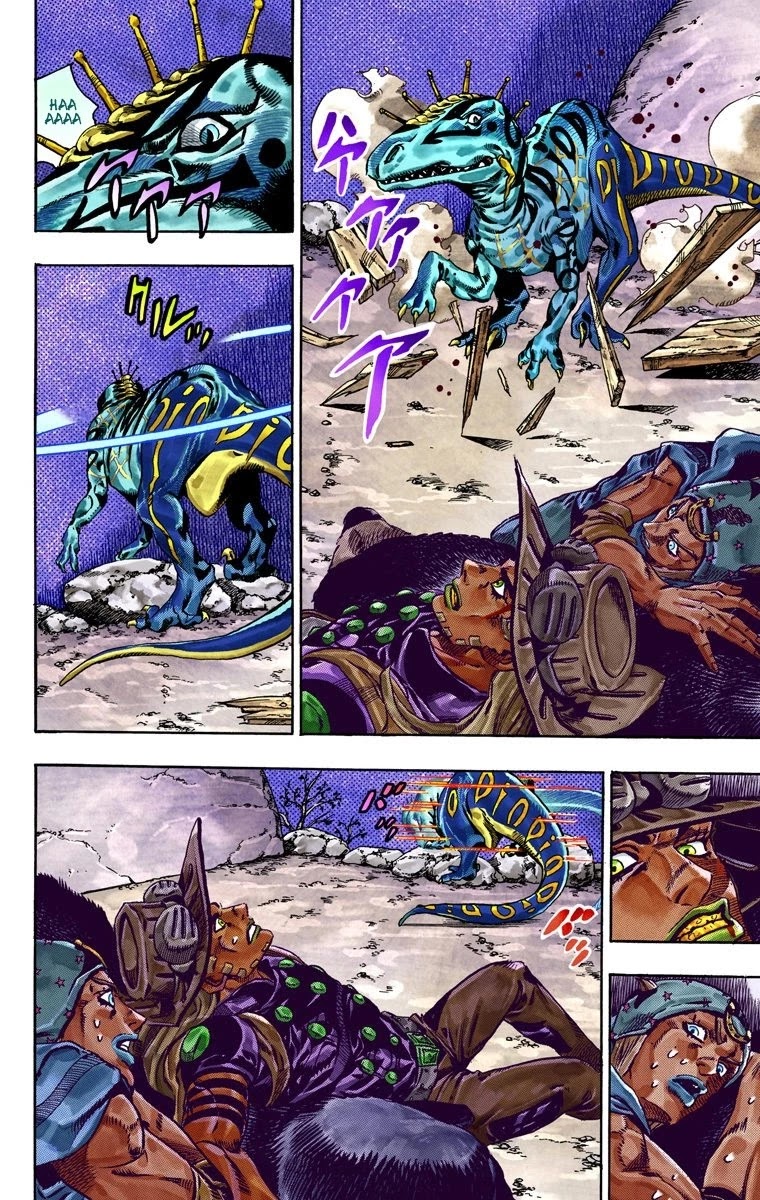 JoJo's Bizarre Adventure Part 7 - Steel Ball Run (Official Colored) Chapter 29 page 19 - Chapter 29: Scary Monsters Part 2