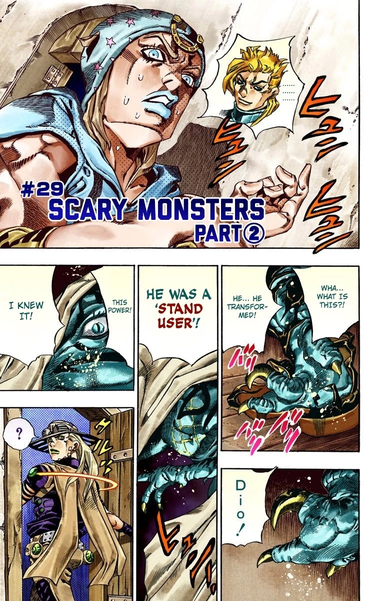 JoJo's Bizarre Adventure Part 7 - Steel Ball Run (Official Colored) Chapter 29 page 2 - Chapter 29: Scary Monsters Part 2