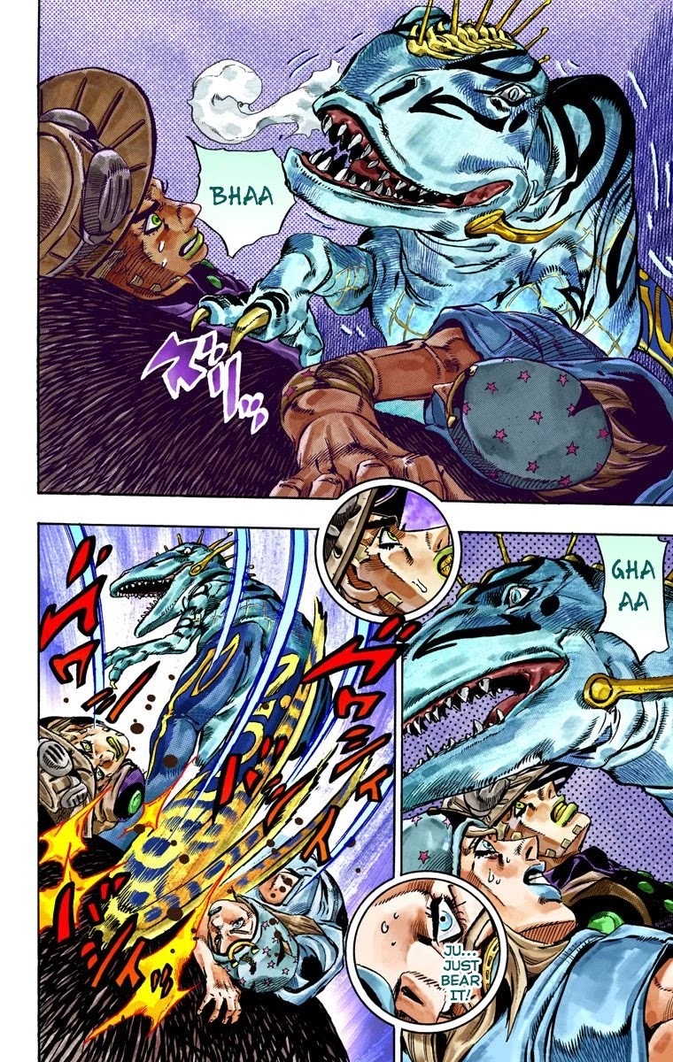 JoJo's Bizarre Adventure Part 7 - Steel Ball Run (Official Colored) Chapter 29 page 21 - Chapter 29: Scary Monsters Part 2