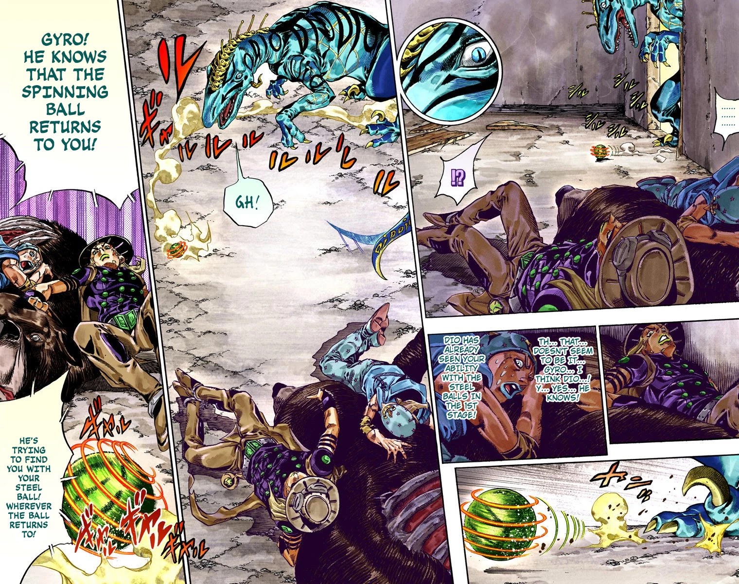 JoJo's Bizarre Adventure Part 7 - Steel Ball Run (Official Colored) Chapter 29 page 23 - Chapter 29: Scary Monsters Part 2