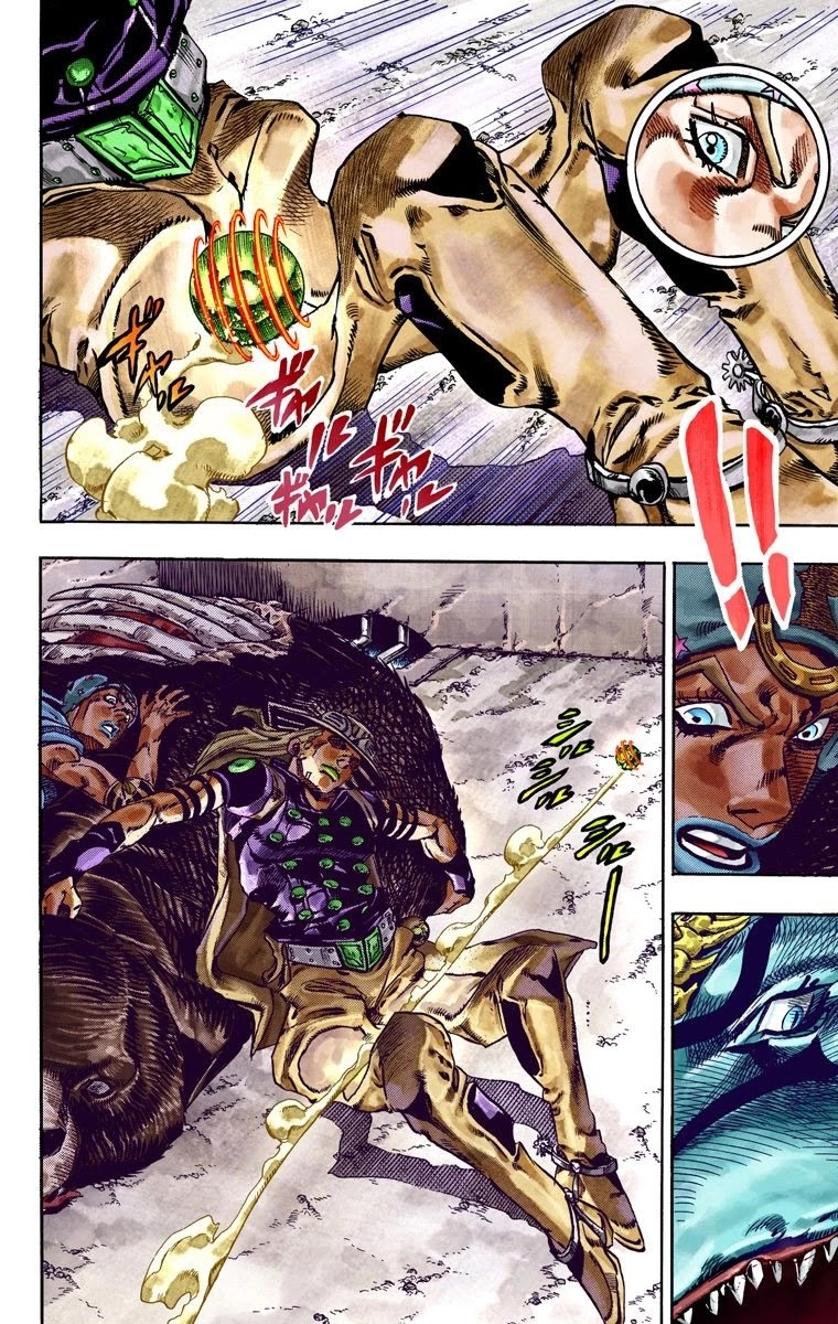 JoJo's Bizarre Adventure Part 7 - Steel Ball Run (Official Colored) Chapter 29 page 25 - Chapter 29: Scary Monsters Part 2