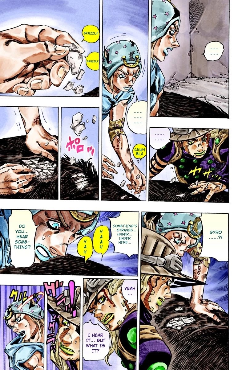 JoJo's Bizarre Adventure Part 7 - Steel Ball Run (Official Colored) Chapter 29 page 28 - Chapter 29: Scary Monsters Part 2