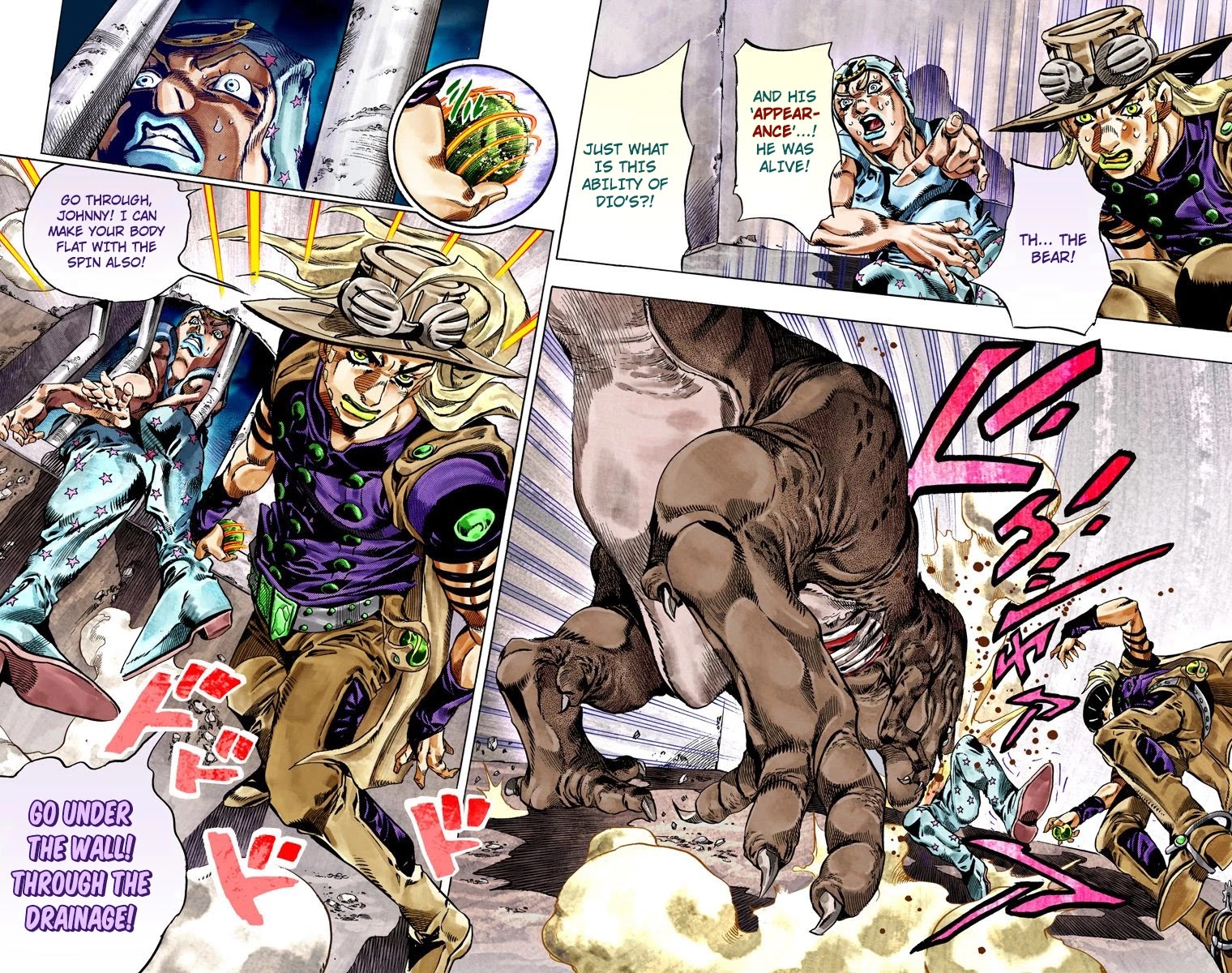 JoJo's Bizarre Adventure Part 7 - Steel Ball Run (Official Colored) Chapter 29 page 30 - Chapter 29: Scary Monsters Part 2