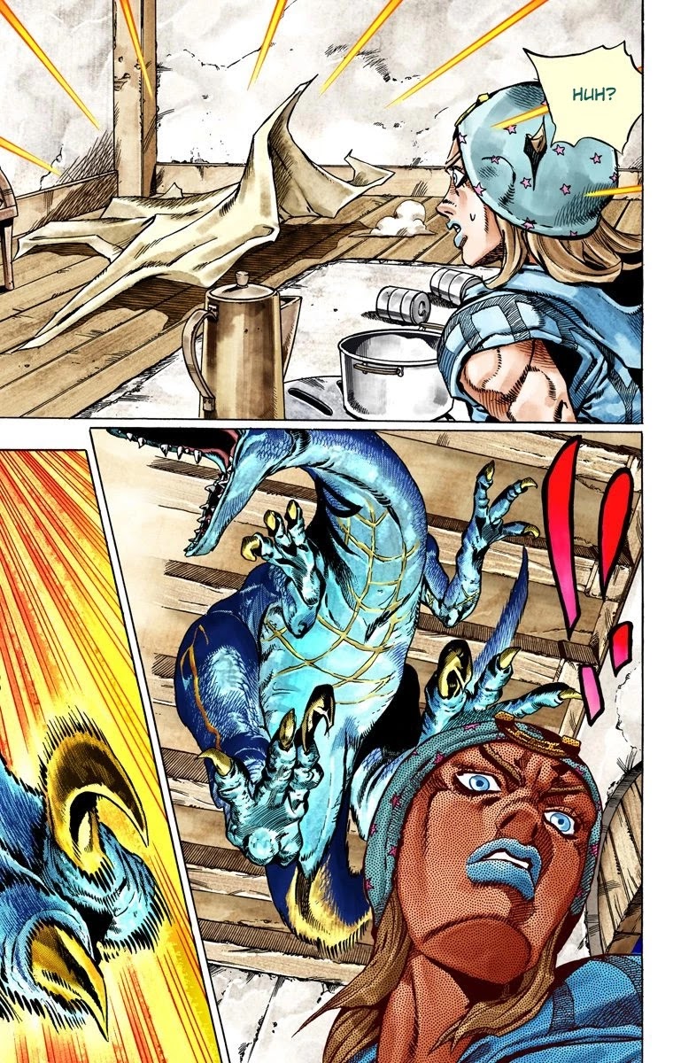 JoJo's Bizarre Adventure Part 7 - Steel Ball Run (Official Colored) Chapter 29 page 5 - Chapter 29: Scary Monsters Part 2