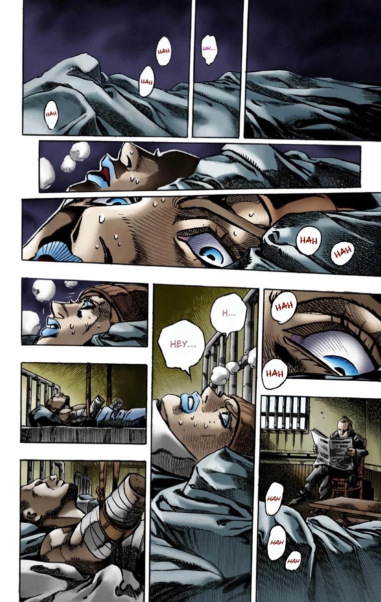 JoJo's Bizarre Adventure Part 7 - Steel Ball Run (Official Colored) Chapter 3 page 13 - Chapter 3: Johnny Joestar