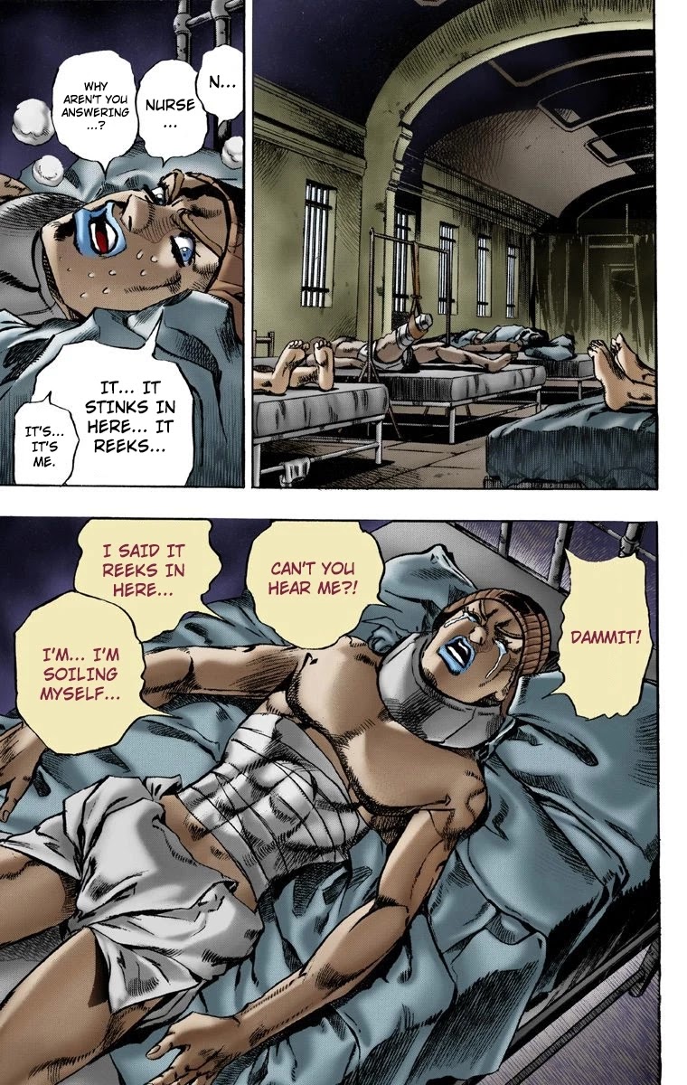 JoJo's Bizarre Adventure Part 7 - Steel Ball Run (Official Colored) Chapter 3 page 14 - Chapter 3: Johnny Joestar