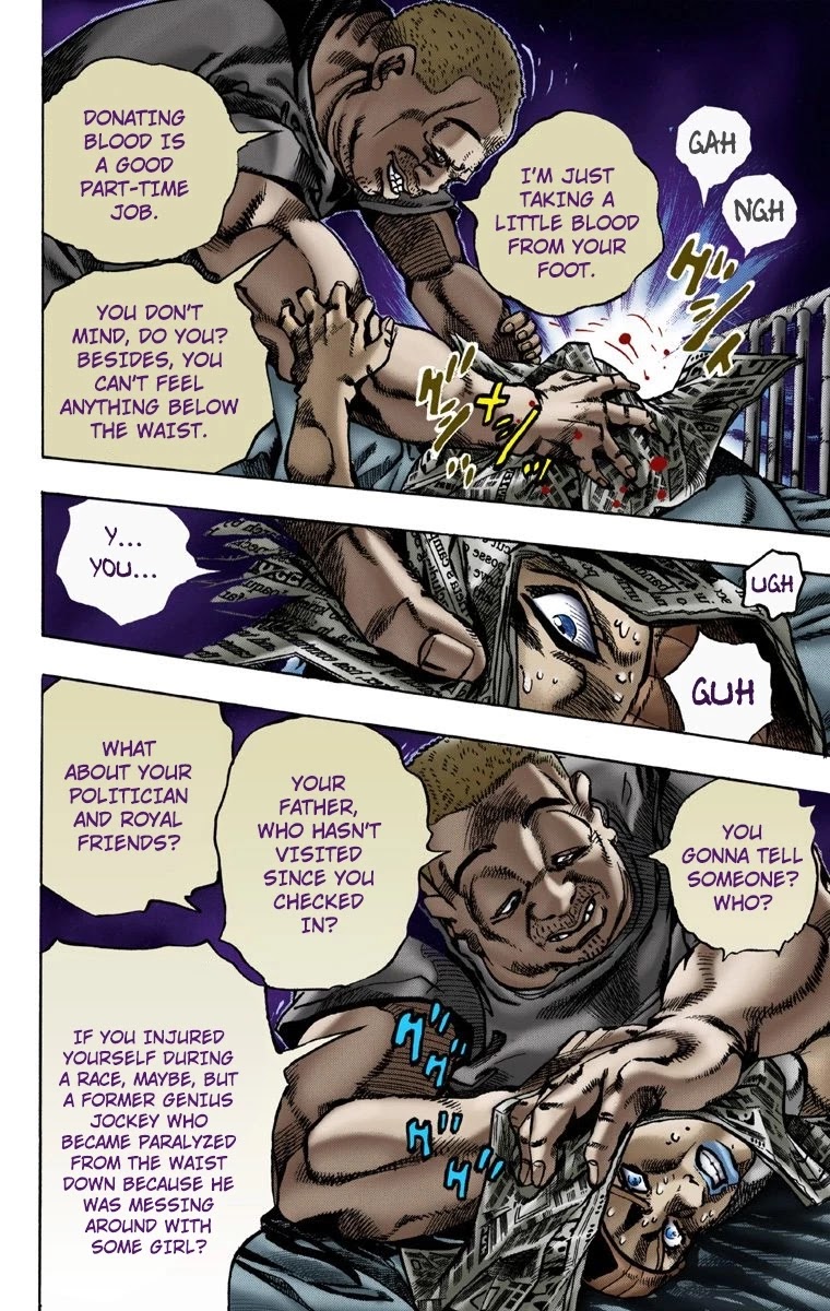 JoJo's Bizarre Adventure Part 7 - Steel Ball Run (Official Colored) Chapter 3 page 17 - Chapter 3: Johnny Joestar