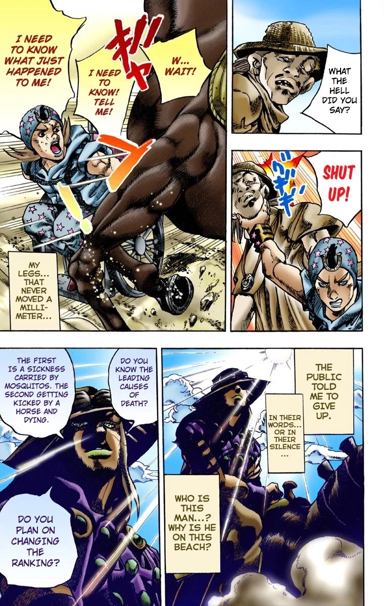 JoJo's Bizarre Adventure Part 7 - Steel Ball Run (Official Colored) Chapter 3 page 24 - Chapter 3: Johnny Joestar