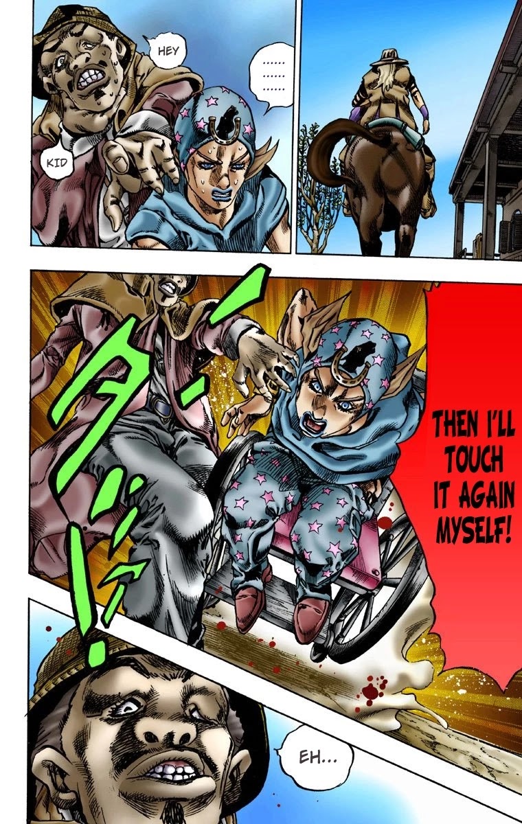 JoJo's Bizarre Adventure Part 7 - Steel Ball Run (Official Colored) Chapter 3 page 26 - Chapter 3: Johnny Joestar